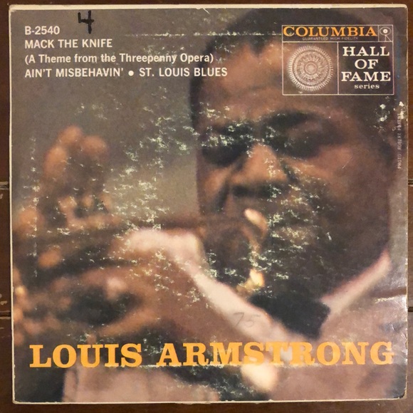 Louis Armstrong Vinyl 45 Record